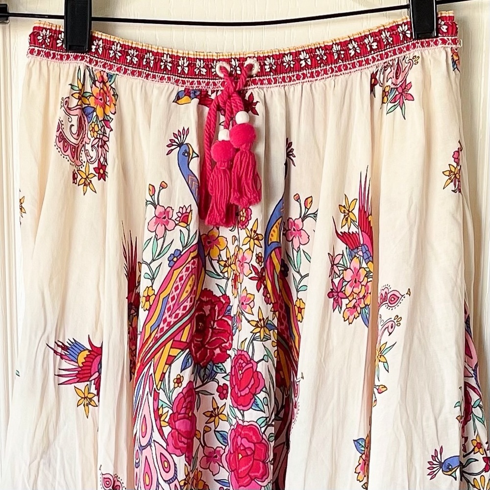 Spell Hotel Paradiso Castaway Maxi Skirt Multi Pearl Small EUC - Picture 4 of 10